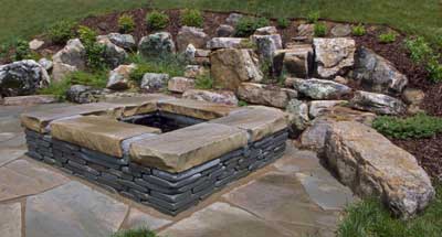 Native Stone in Hardscaping, Kingsport